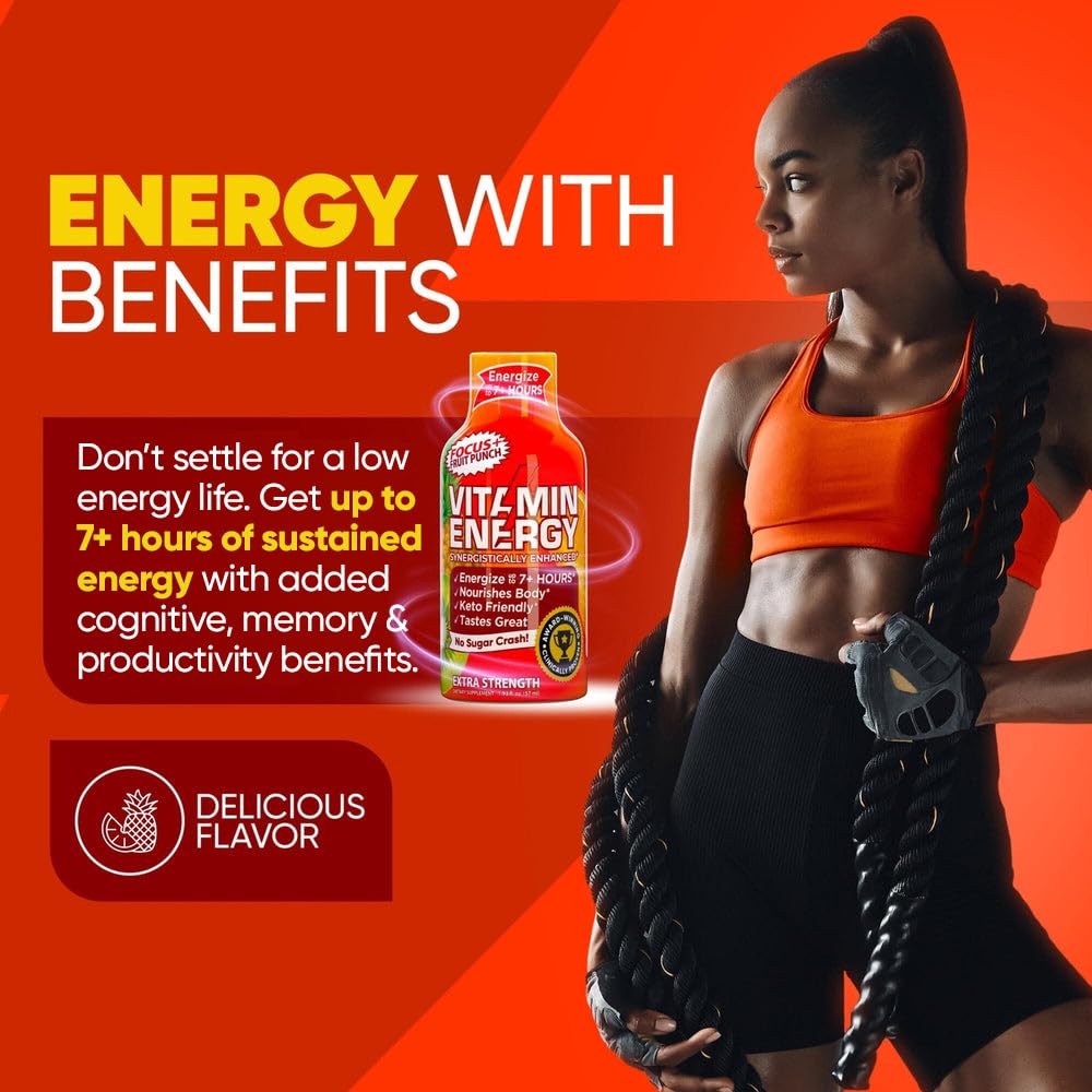 Vitamin Energy Focus+ 24-pack display for daily use