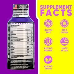 Vitamin Energy Focus+ Berry pour captures a refreshing study session energy boost
