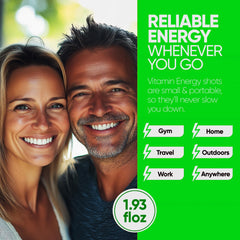 Vitamin Energy Focus grape label highlights CoQ10 and B vitamins