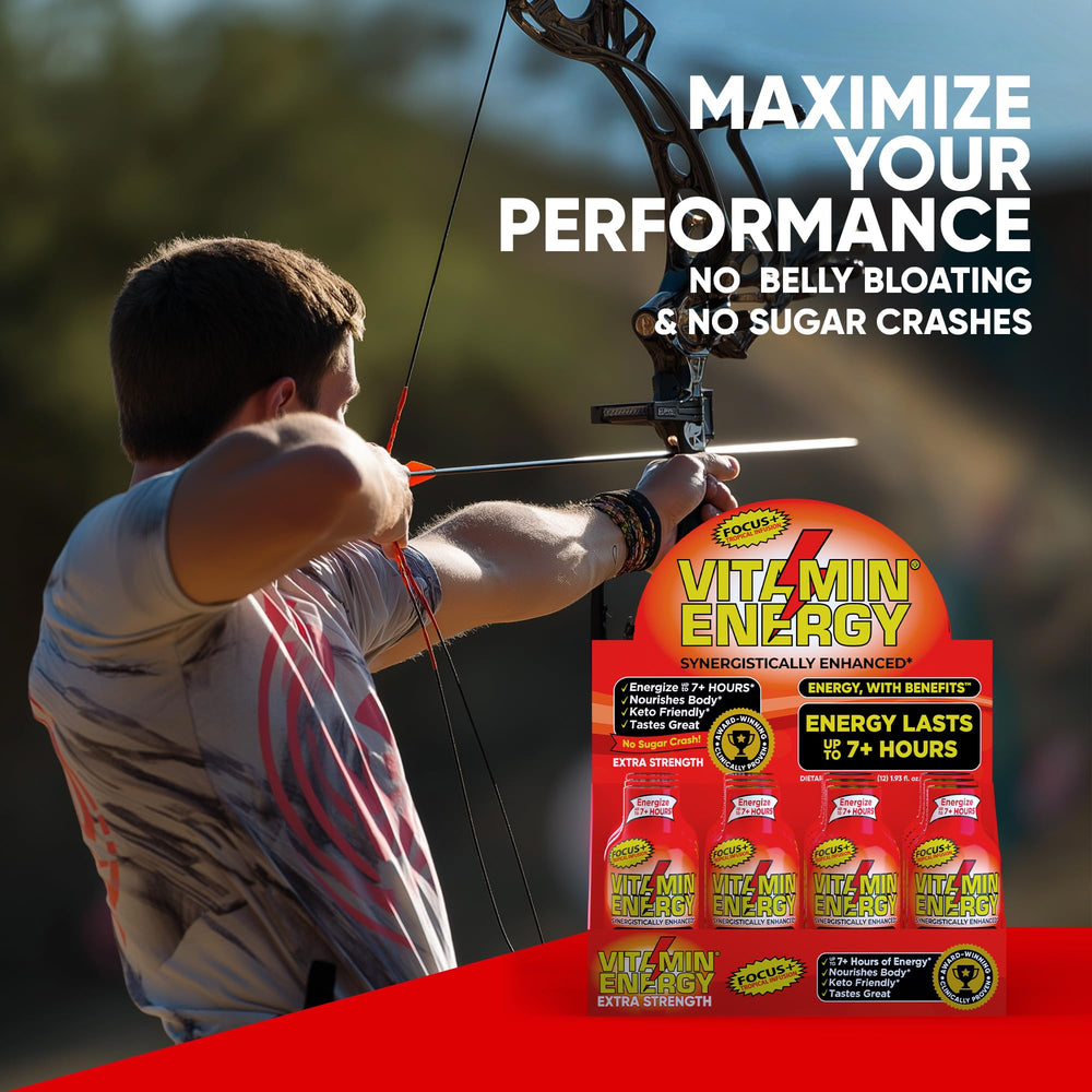 Vitamin Energy Focus+ Tropical Infusion branded pack displayed for easy storage.