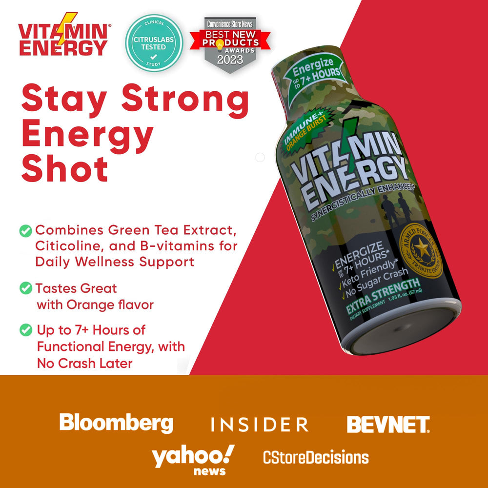 Citicoline and Green Tea extract highlighted on packaging