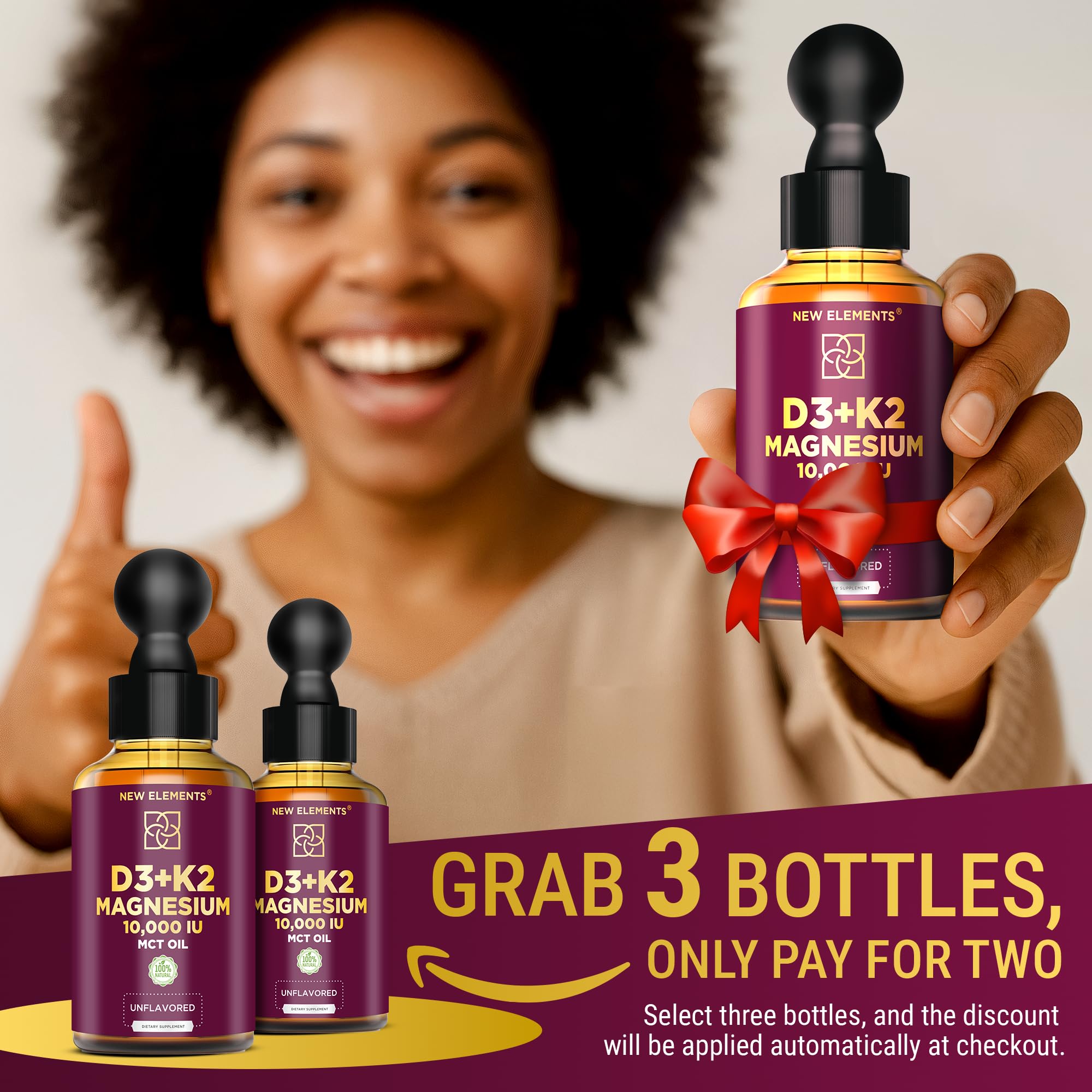 Vitamin K2 MK-7 200 mcg label