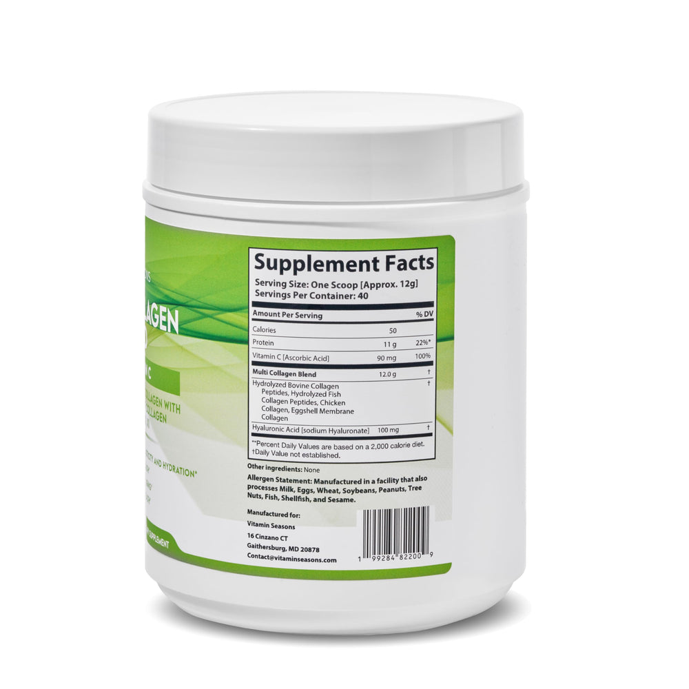 Grass-fed and pasture-raised collagen source