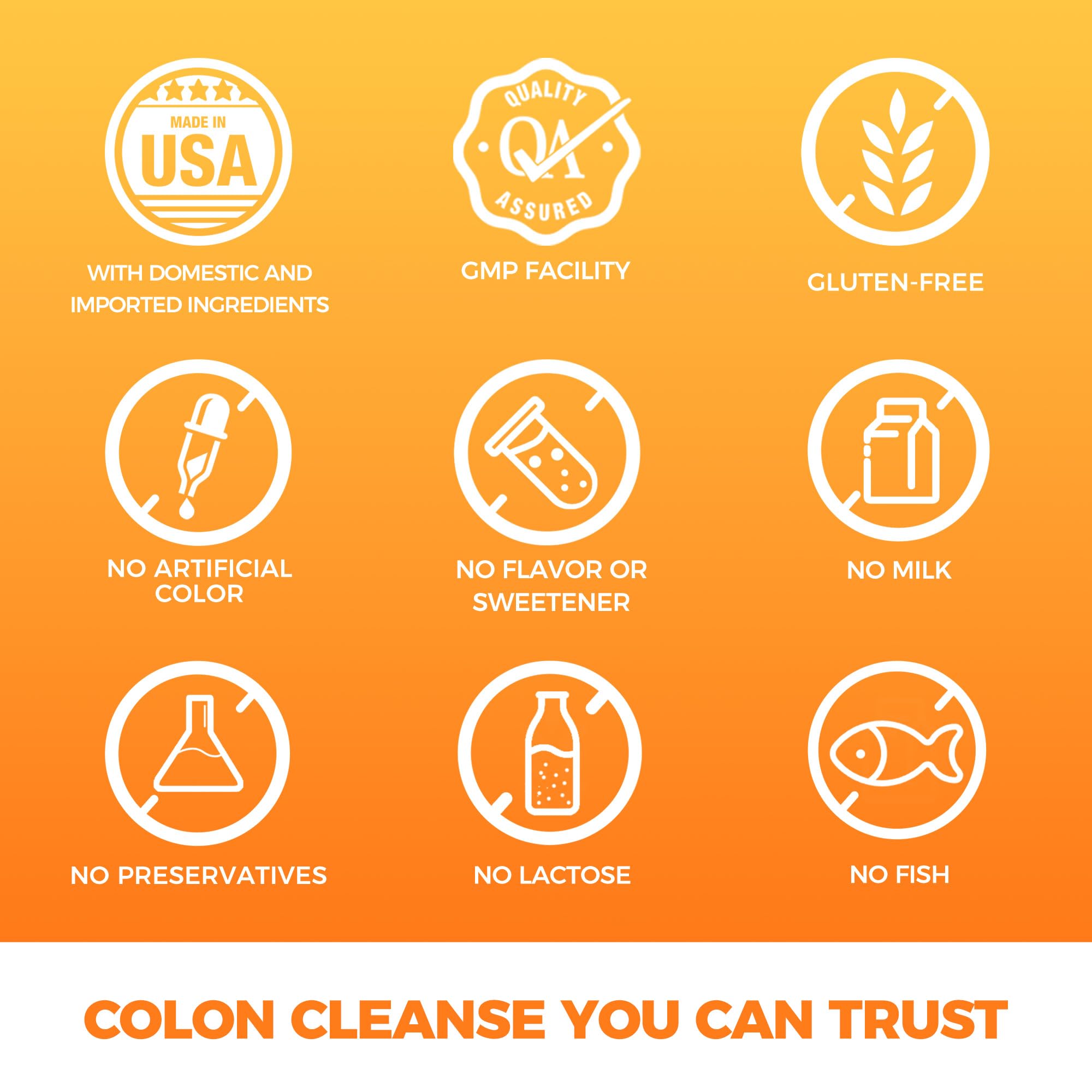 Key ingredients: psyllium husk, senna, probiotics in supplement