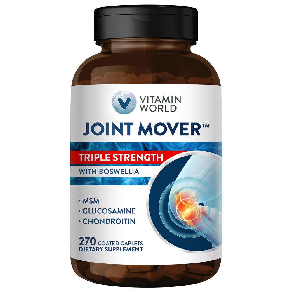 Vitamin World Joint Mover bottle front displaying 270 caplets