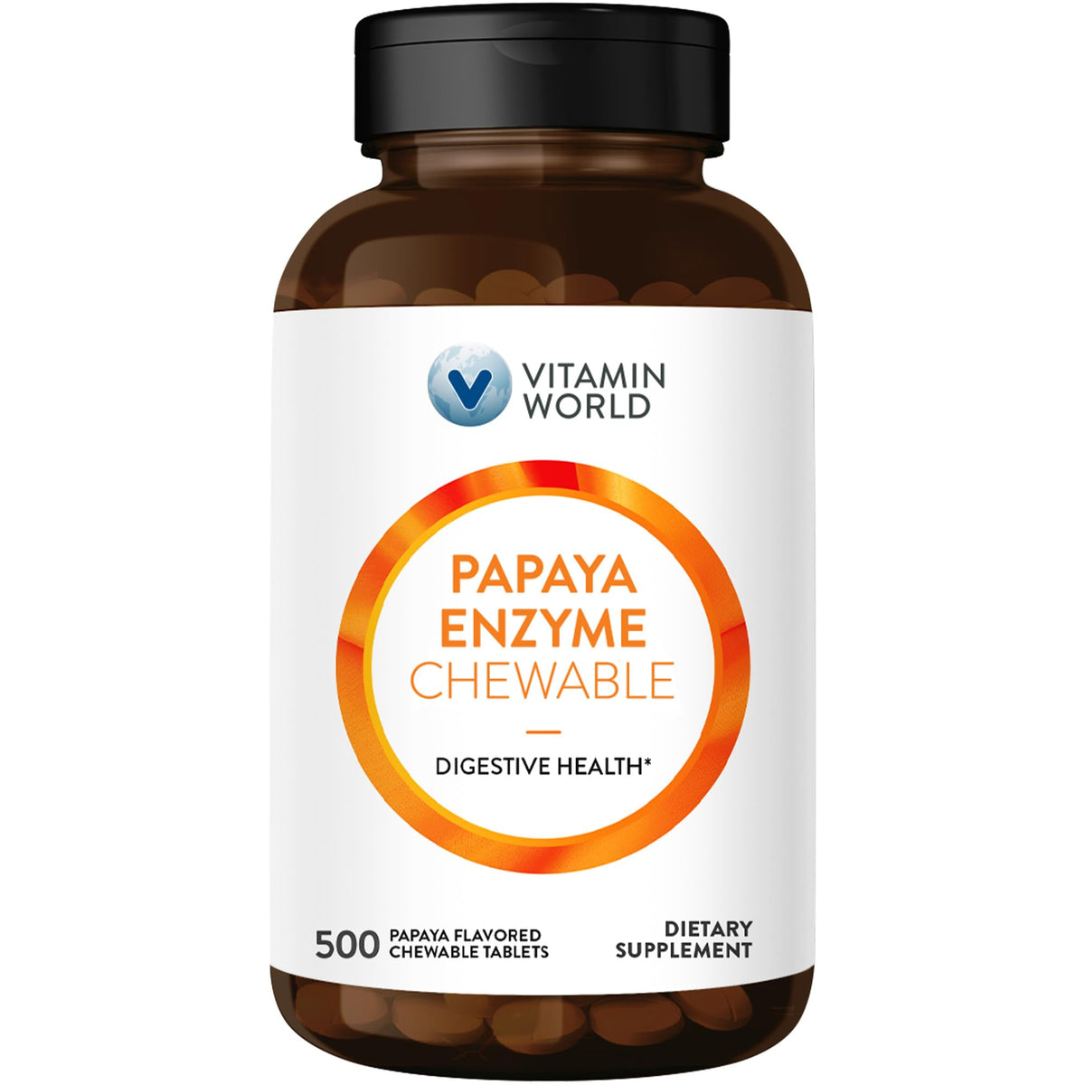 Vitamin World Papaya Enzymes Chewables 500 tablets hero image