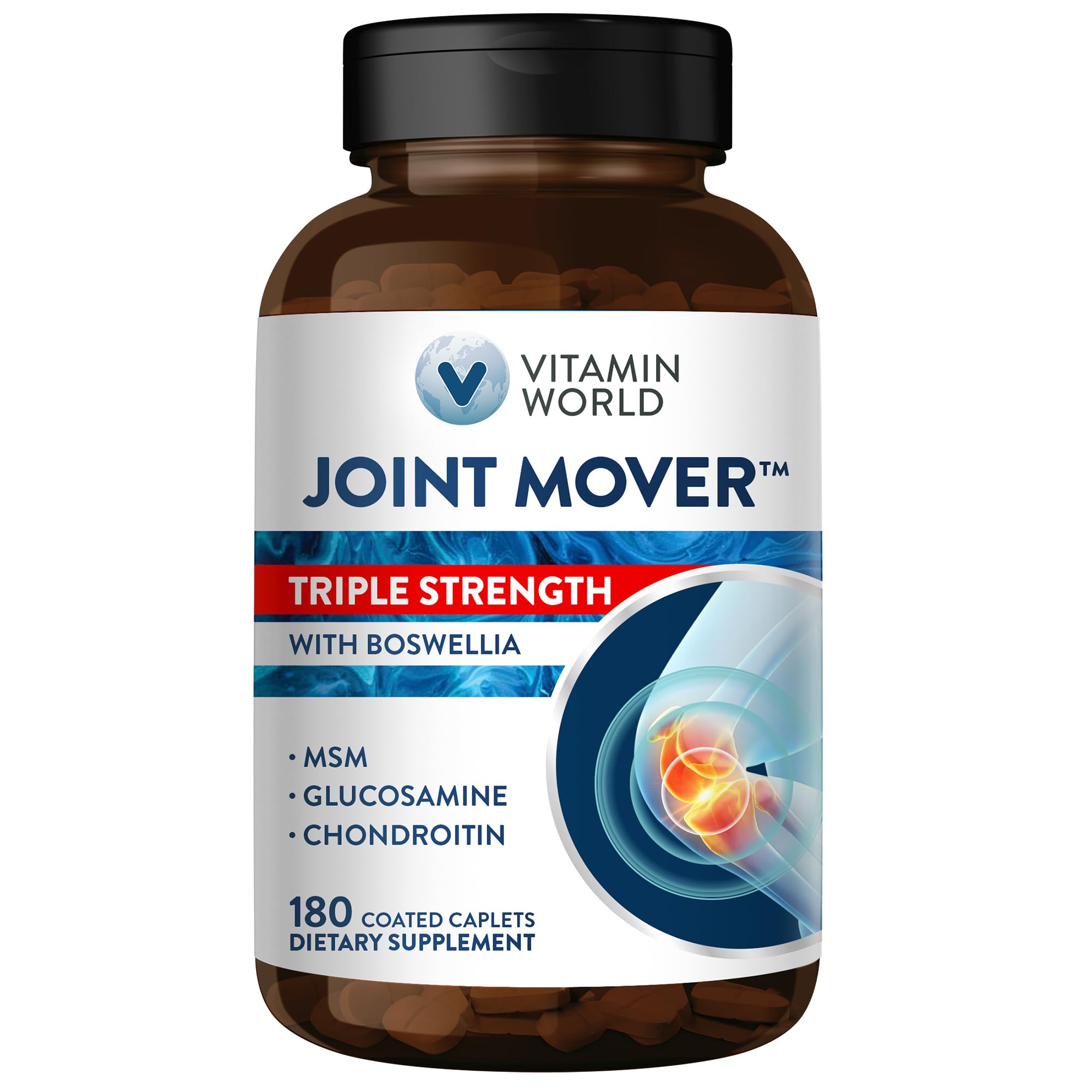 Vitamin World Triple Strength Joint Mover hero image with bottle