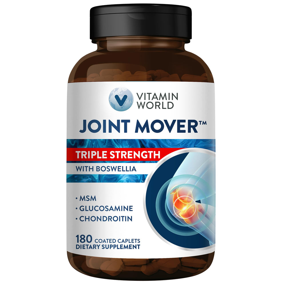 Vitamin World Triple Strength Joint Mover hero image with bottle