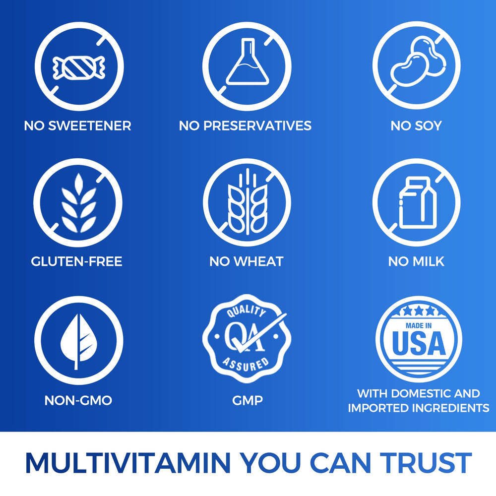 Made in USA GMP facilities for Vitamin World Ultra 360 Men 50+