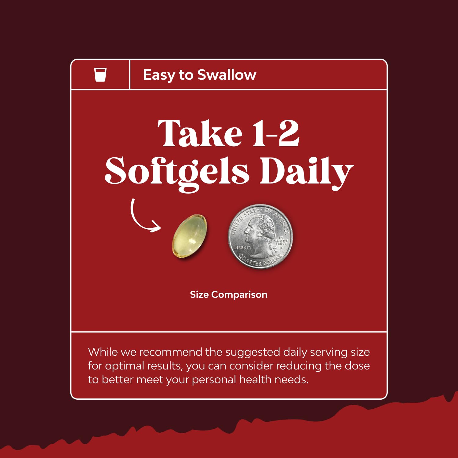 Icons representing Vitamin D3 and Vitamin A benefits