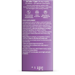 Vitamins and minerals tablets included in Wellteen Her Plus