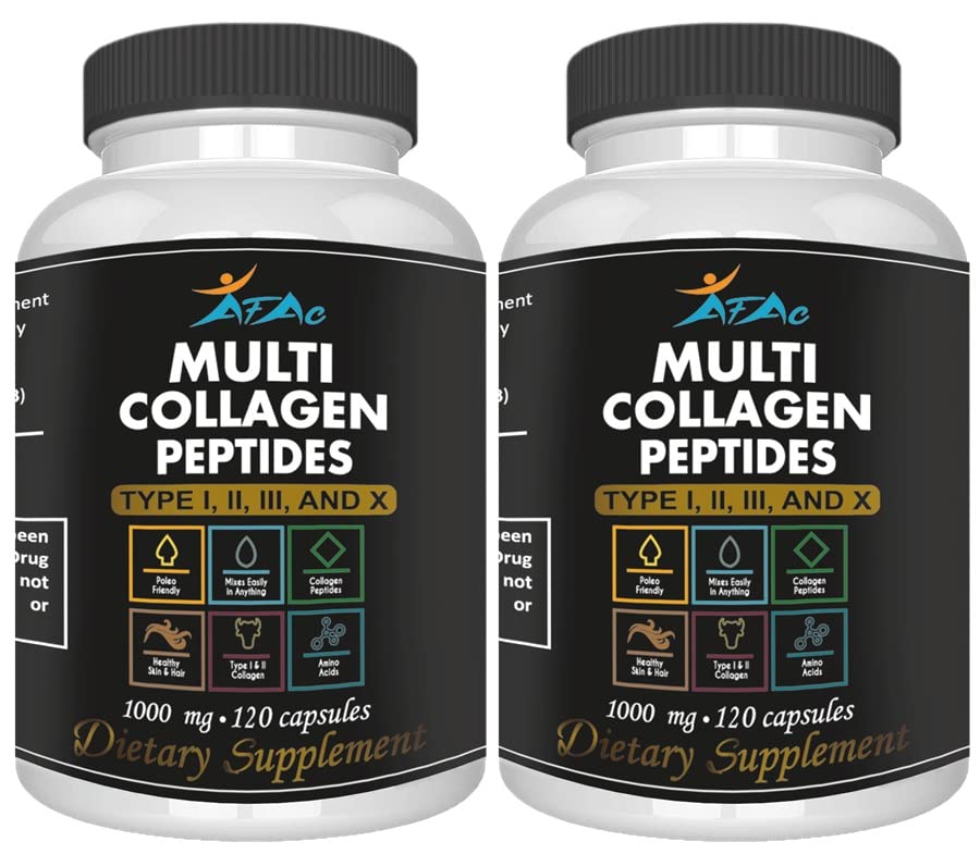 VITAMISAN 2-Pack Multi Collagen Plus bottles with 240 capsules total (80-day supply)