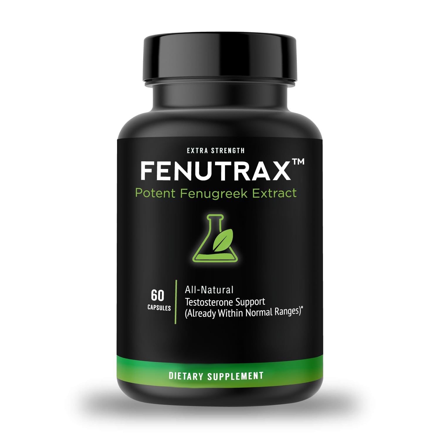 VitaMonk FenuTrax bottle with daily fenugreek capsules for ongoing vitality