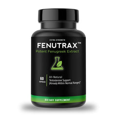 VitaMonk FenuTrax bottle with daily fenugreek capsules for ongoing vitality