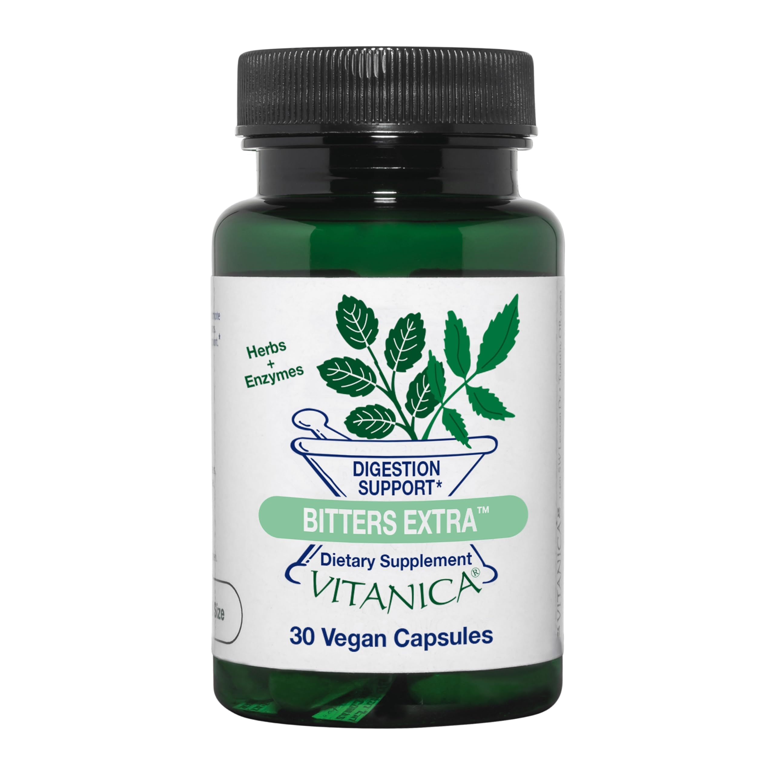 Vitanica Bitters Extra bottle – front view