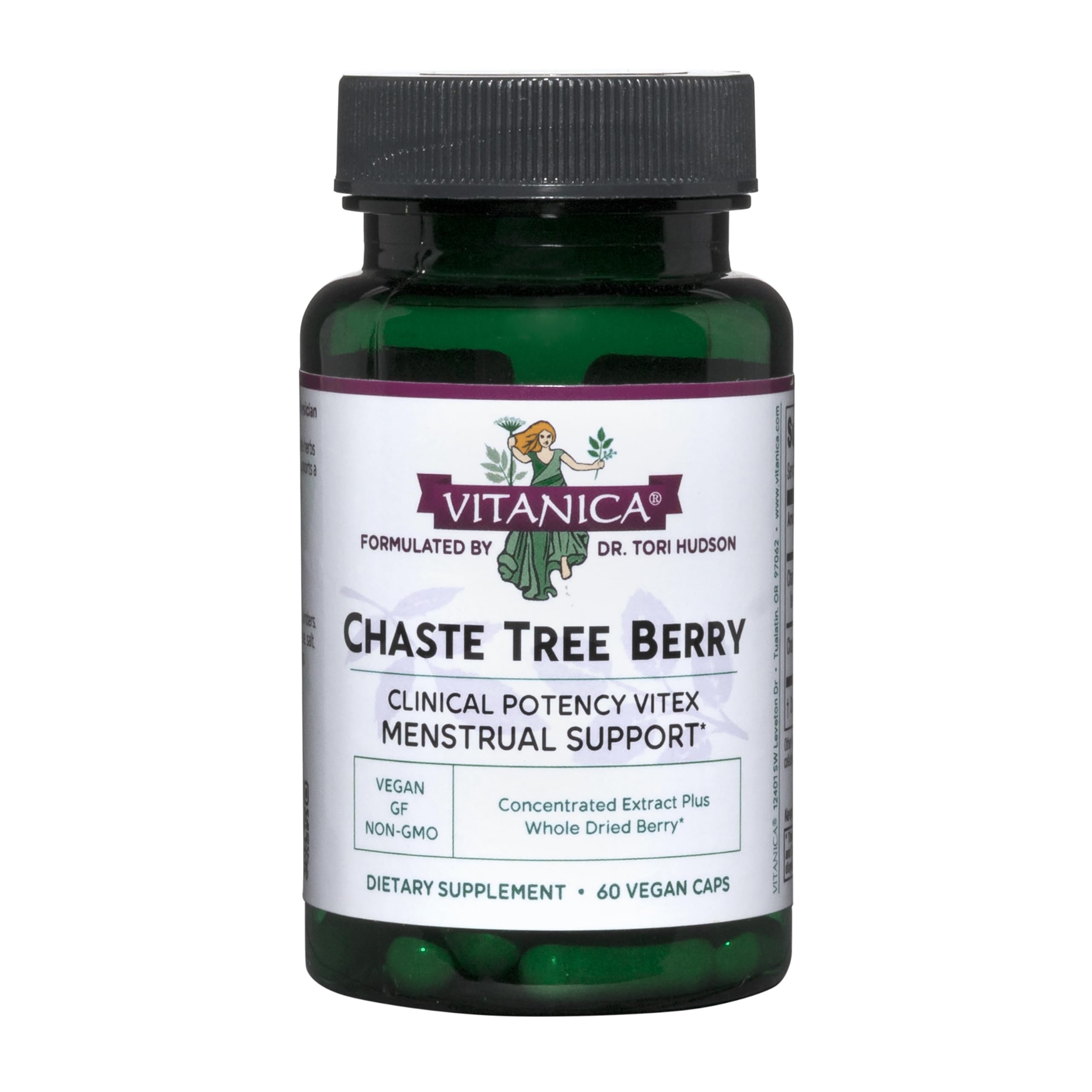 Vitanica Chaste Tree Berry Extract bottle – front view