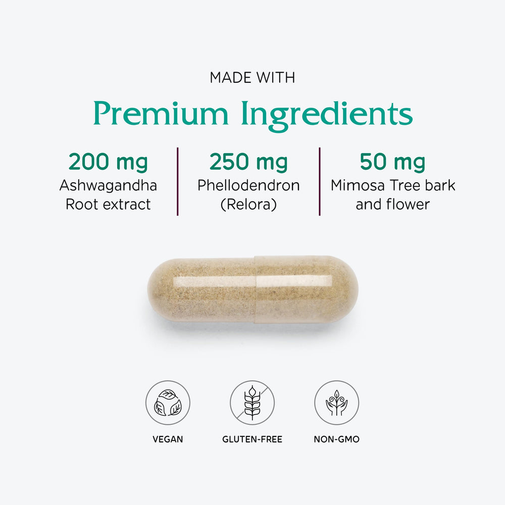 Ashwagandha and cordyceps in Cortisol Relief