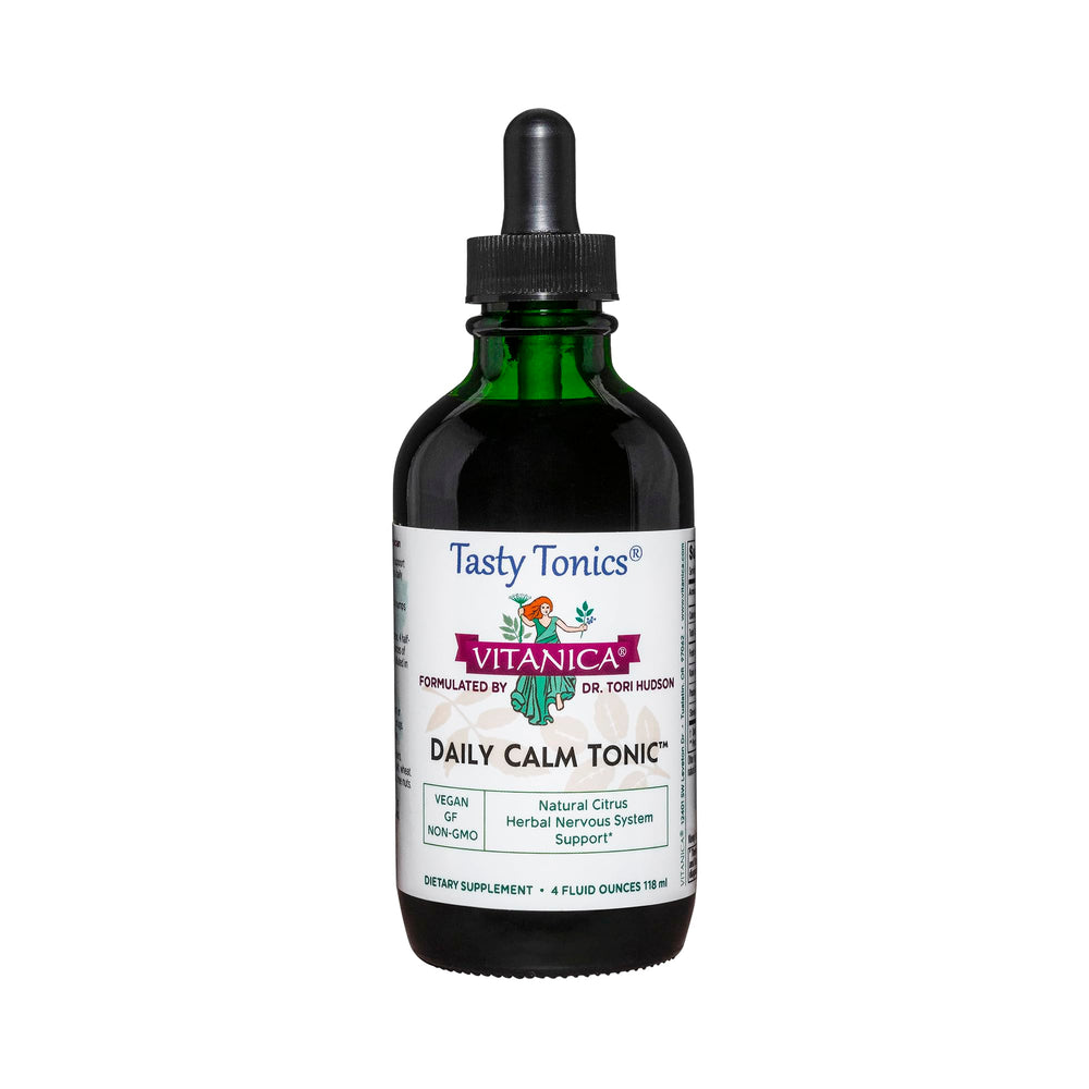 Bottle of Vitanica Daily Calm Tonic