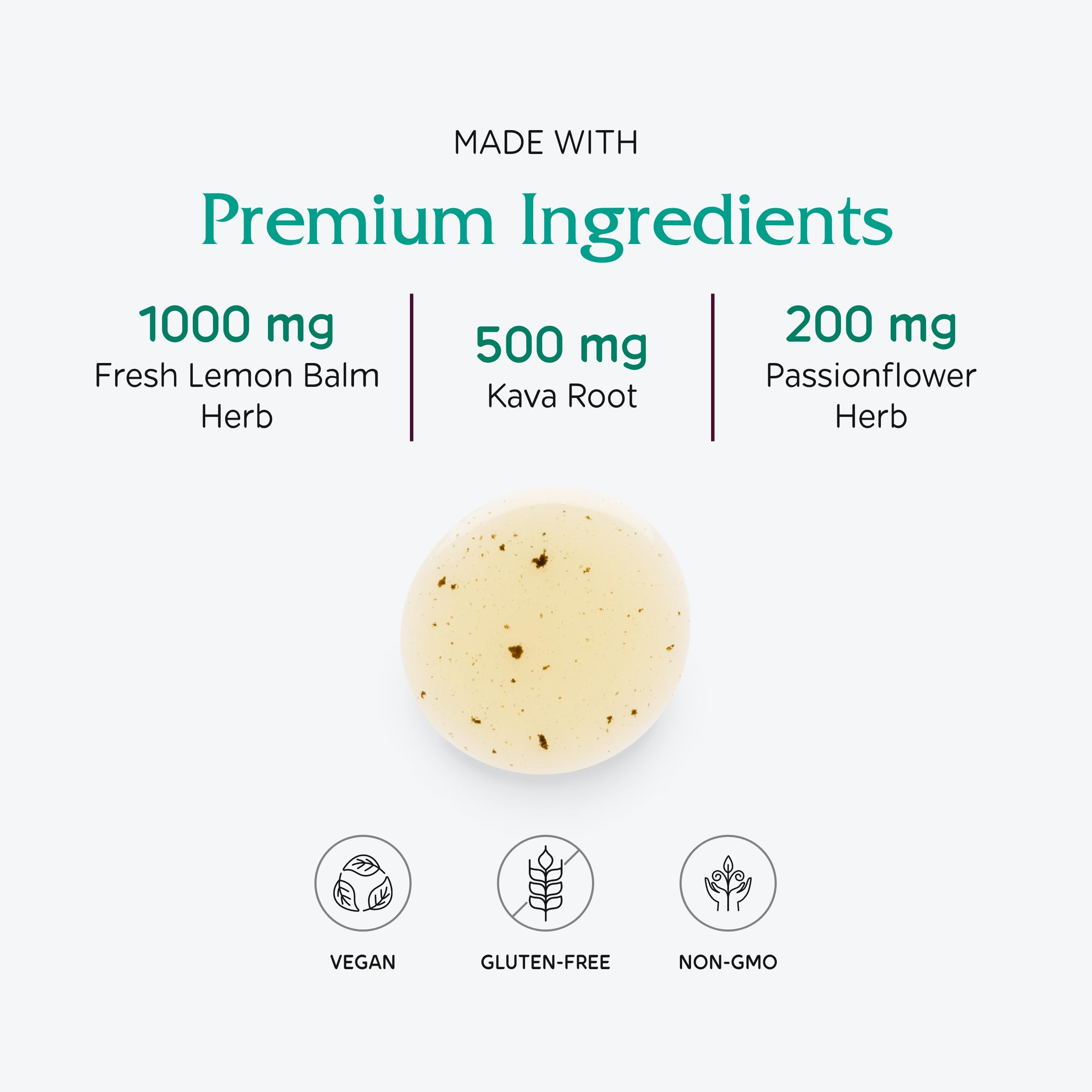 Kava kava herb in Daily Calm Tonic