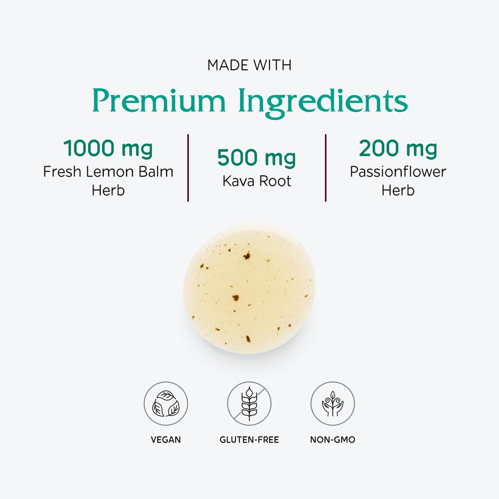 Kava kava herb in Daily Calm Tonic