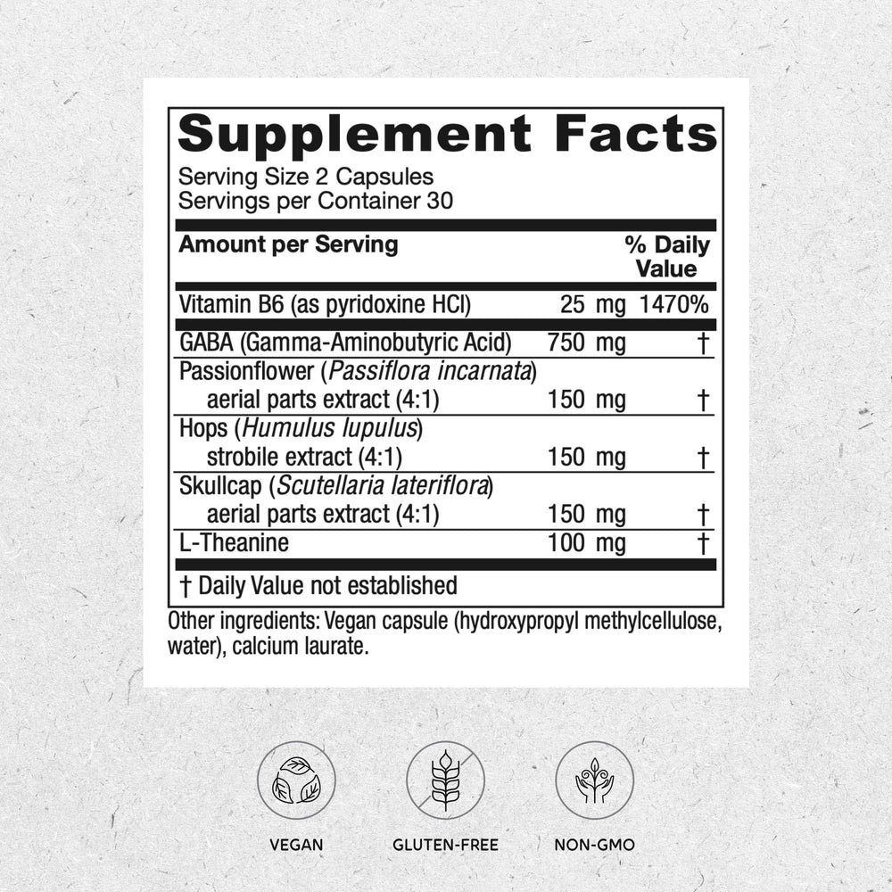 Vitanica GABA Ease bottle front view