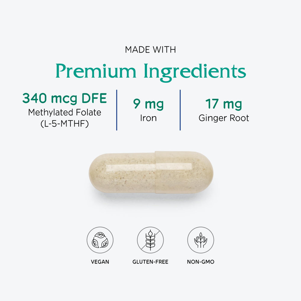Vitanica Maternal Symmetry ingredients panel