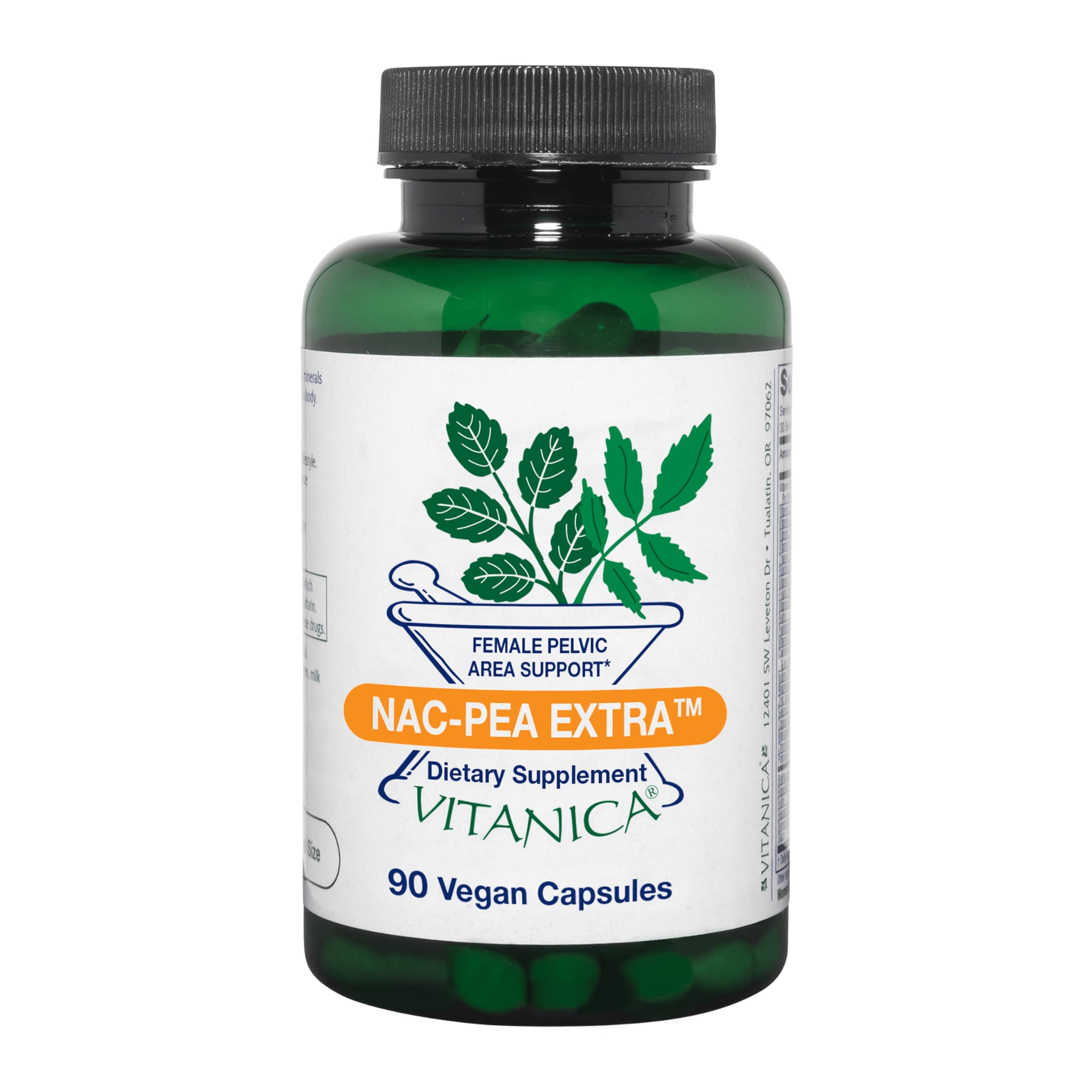 Vitanica NAC-PEA Extra bottle with 90 vegan capsules