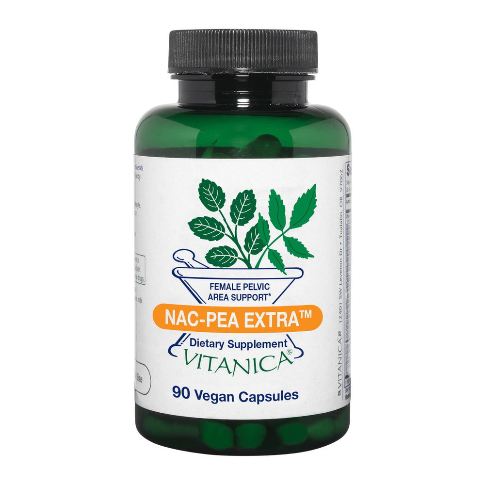Vitanica NAC-PEA Extra bottle with 90 vegan capsules