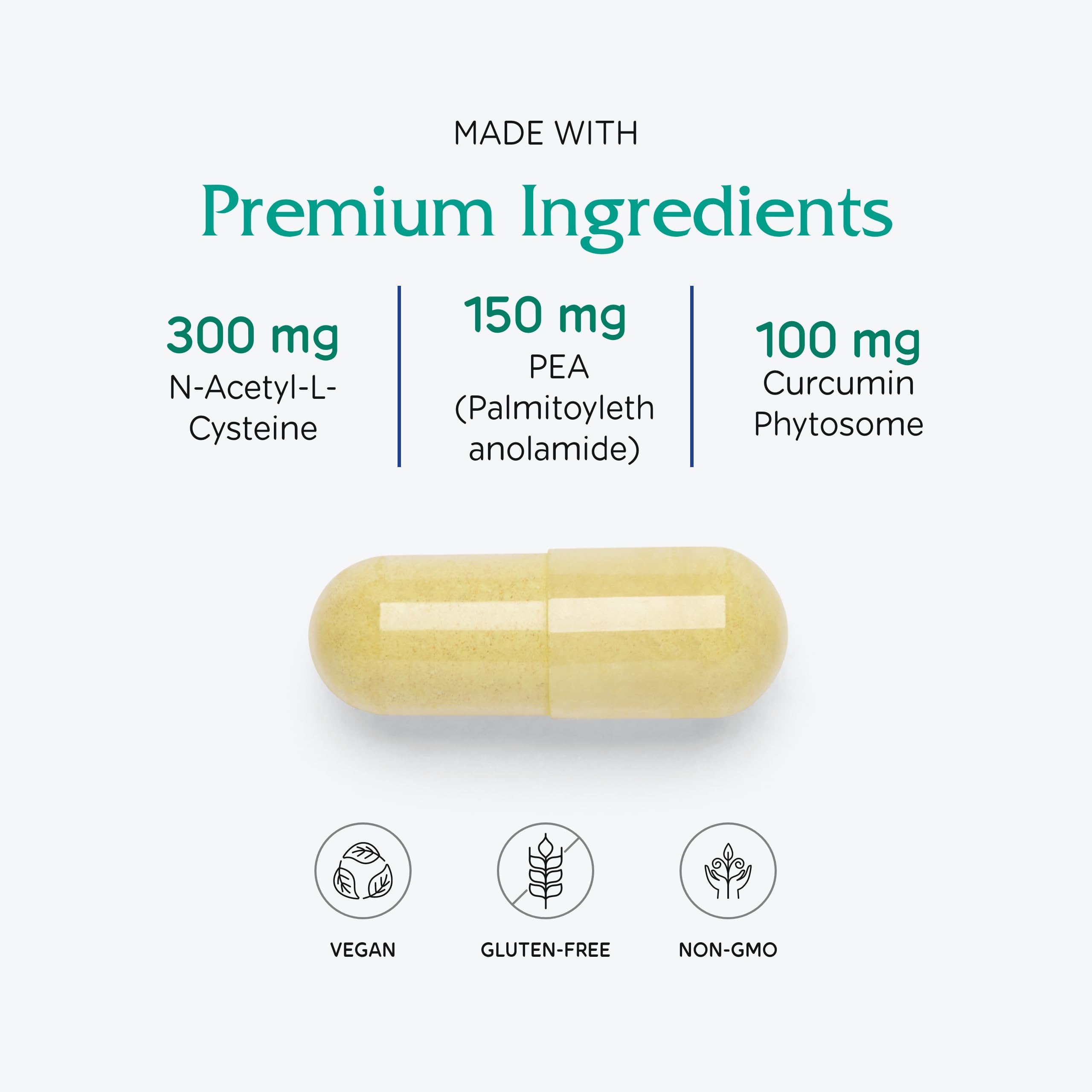 Antioxidant ingredients: pine bark extract and curcumin phytosome