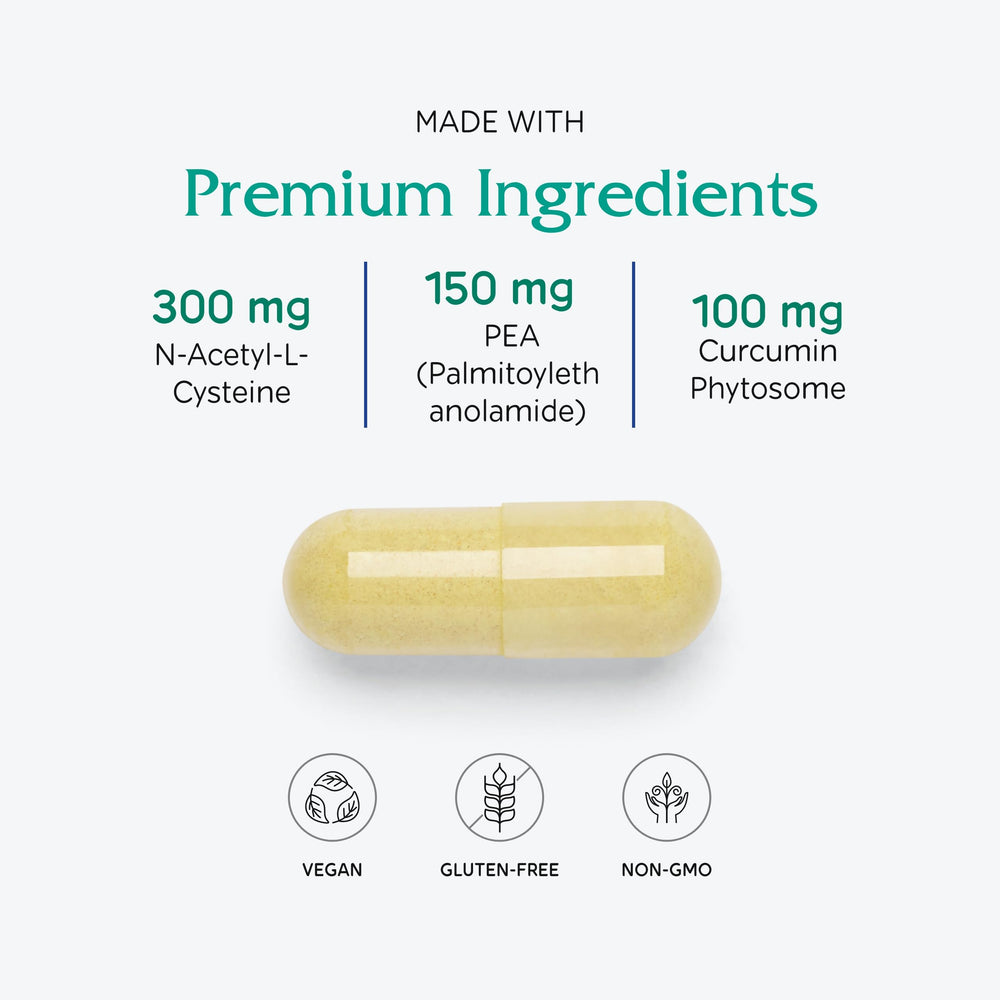 Antioxidant ingredients: pine bark extract and curcumin phytosome