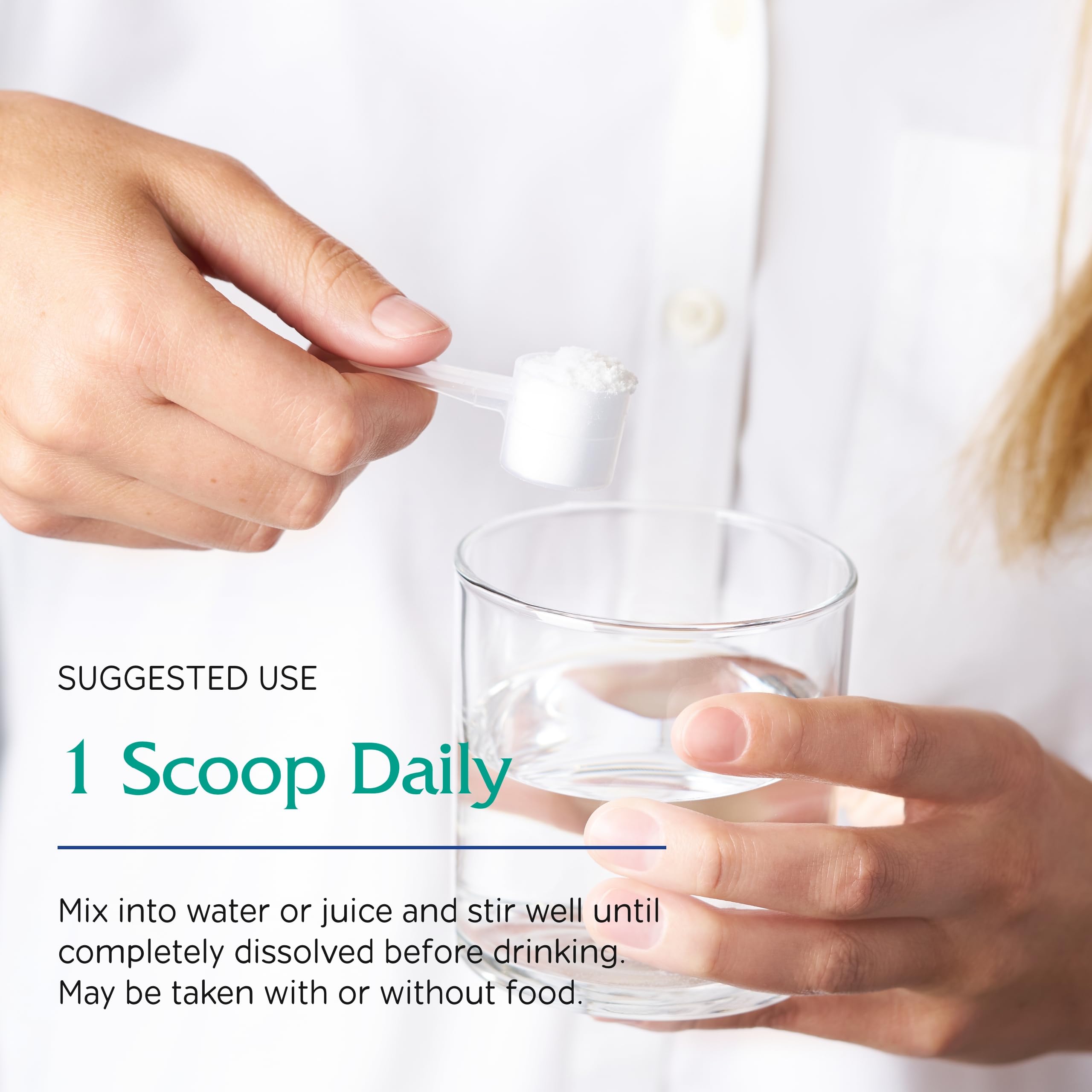 Dosing scoop with Optinositol powder