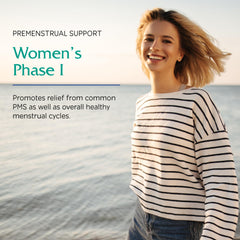 Ingredients collage for Phase I Premenstrual Support