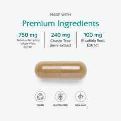 Single capsule from Vitanica Pregnancy Prep bottle