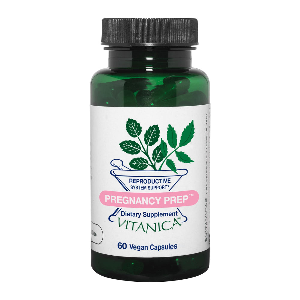 Vitanica Pregnancy Prep bottle with capsules