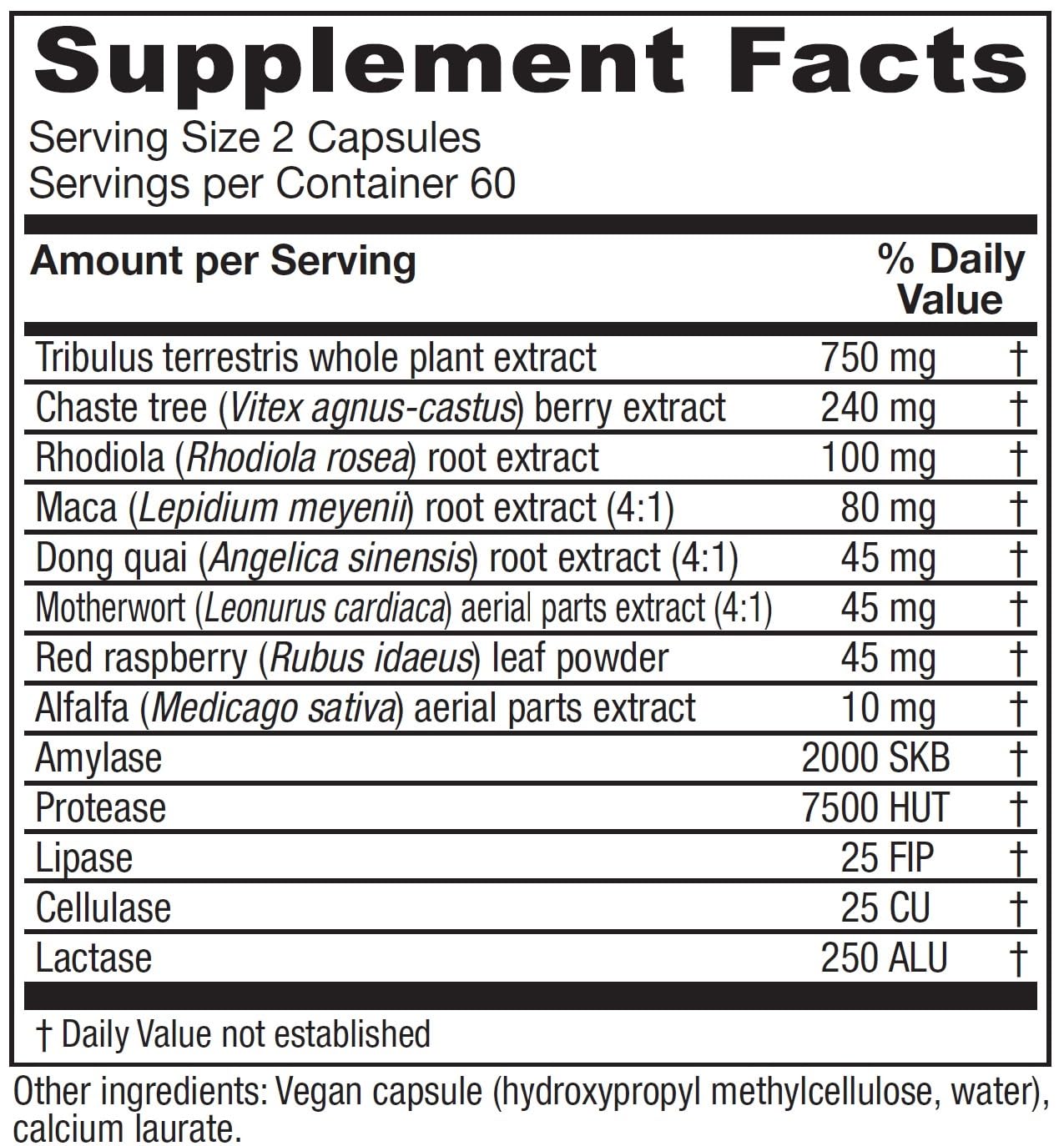 Vitanica Pregnancy Prep bottle front view