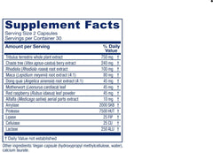 Close-up of Vitanica Pregnancy Prep product label