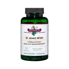 Vitanica St. John's Wort capsules bottle and label, 90 count