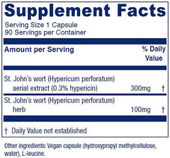Bottle of Vitanica St John's Wort capsules