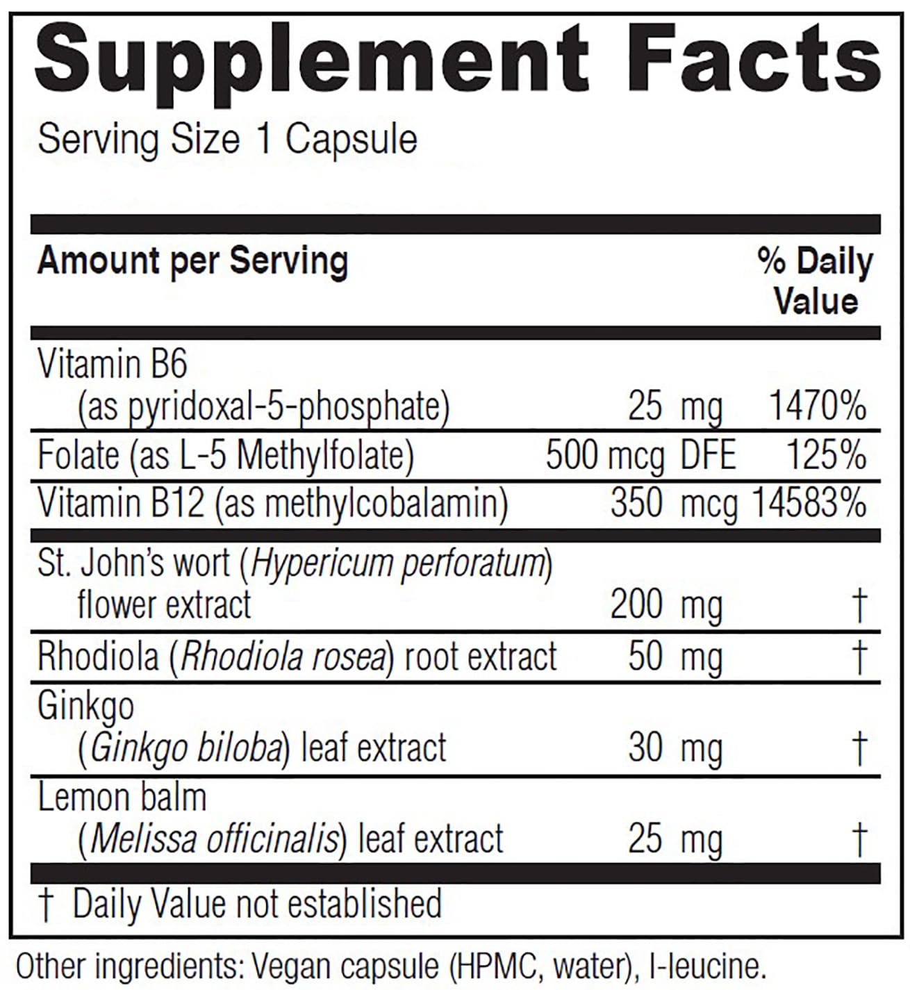 Close-up of Uplift capsules and label