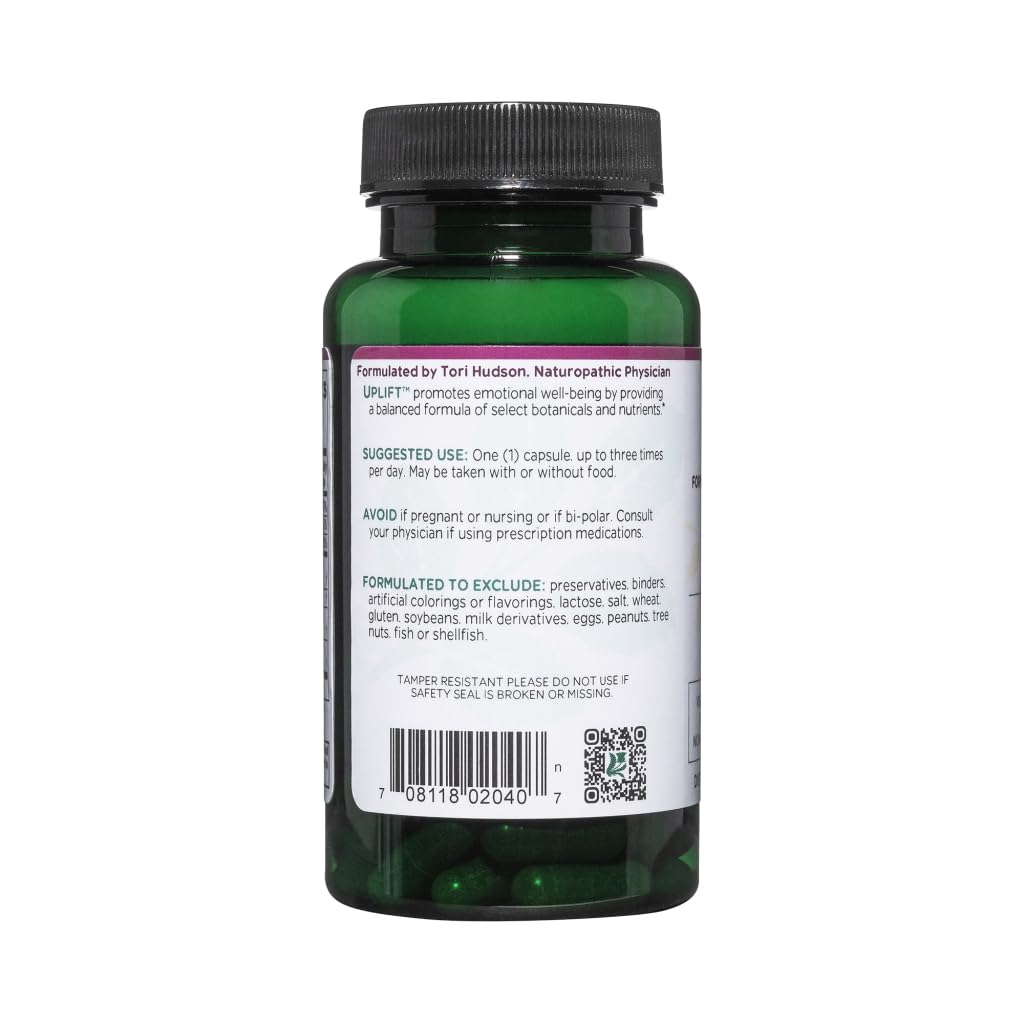 Close-up of vegan mood support capsules