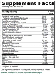 Front view of Vitanica Women's Symmetry bottle