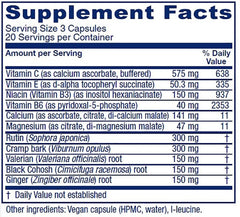 Vitanica Cramp Relax 60 capsules bottle - front view