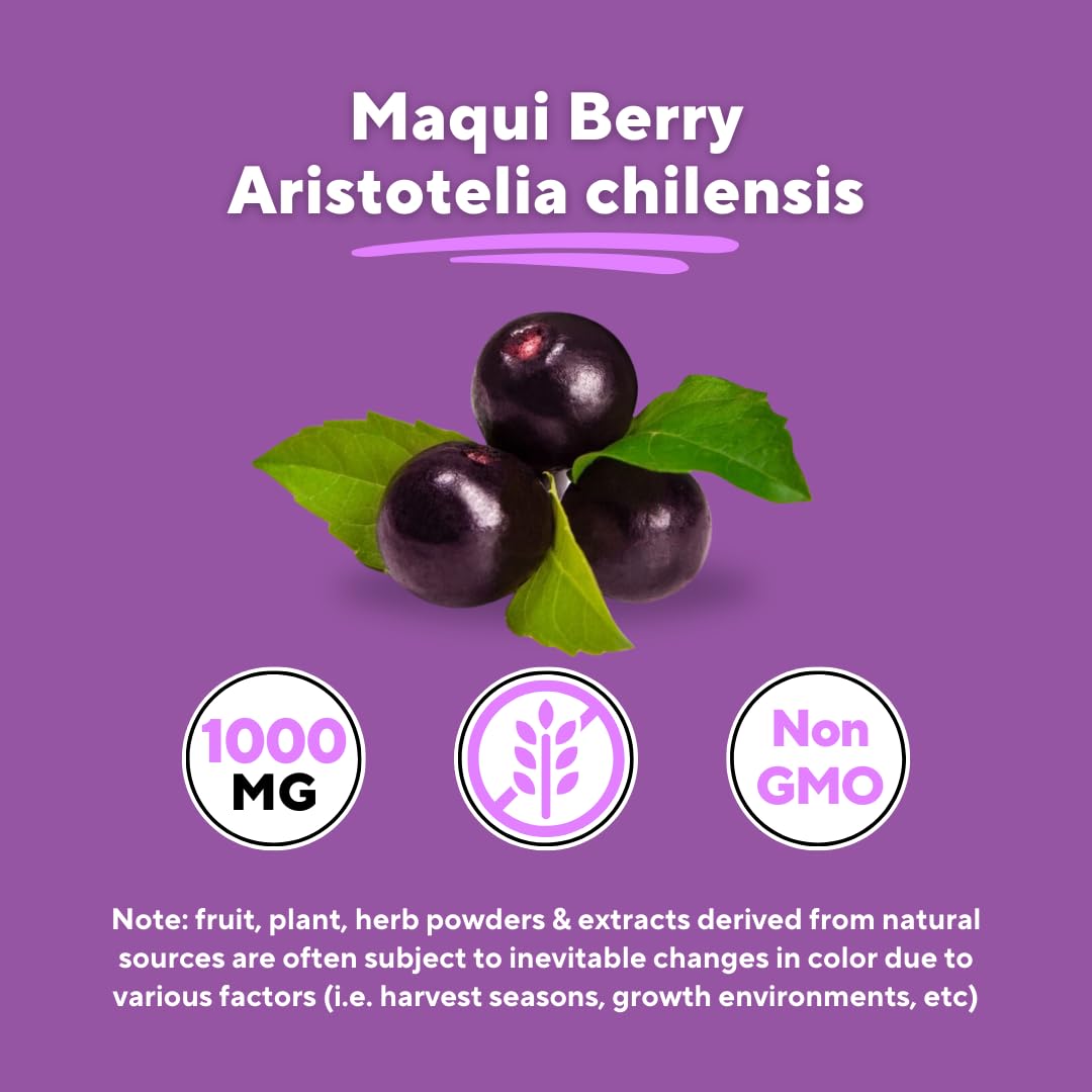 Vitapia Maqui Berry supplement label