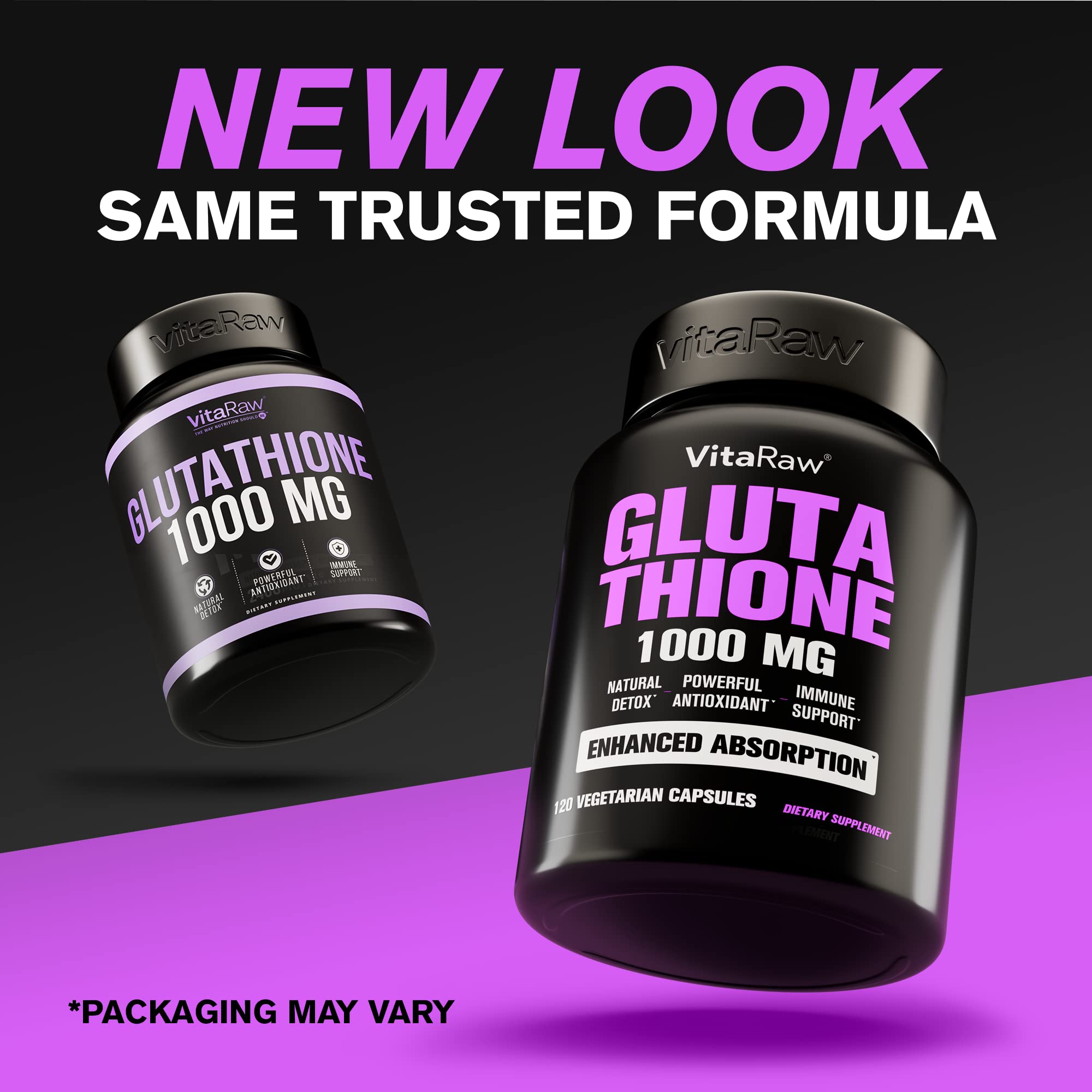 VitaRaw glutathione benefits for brain, liver, and glowing skin