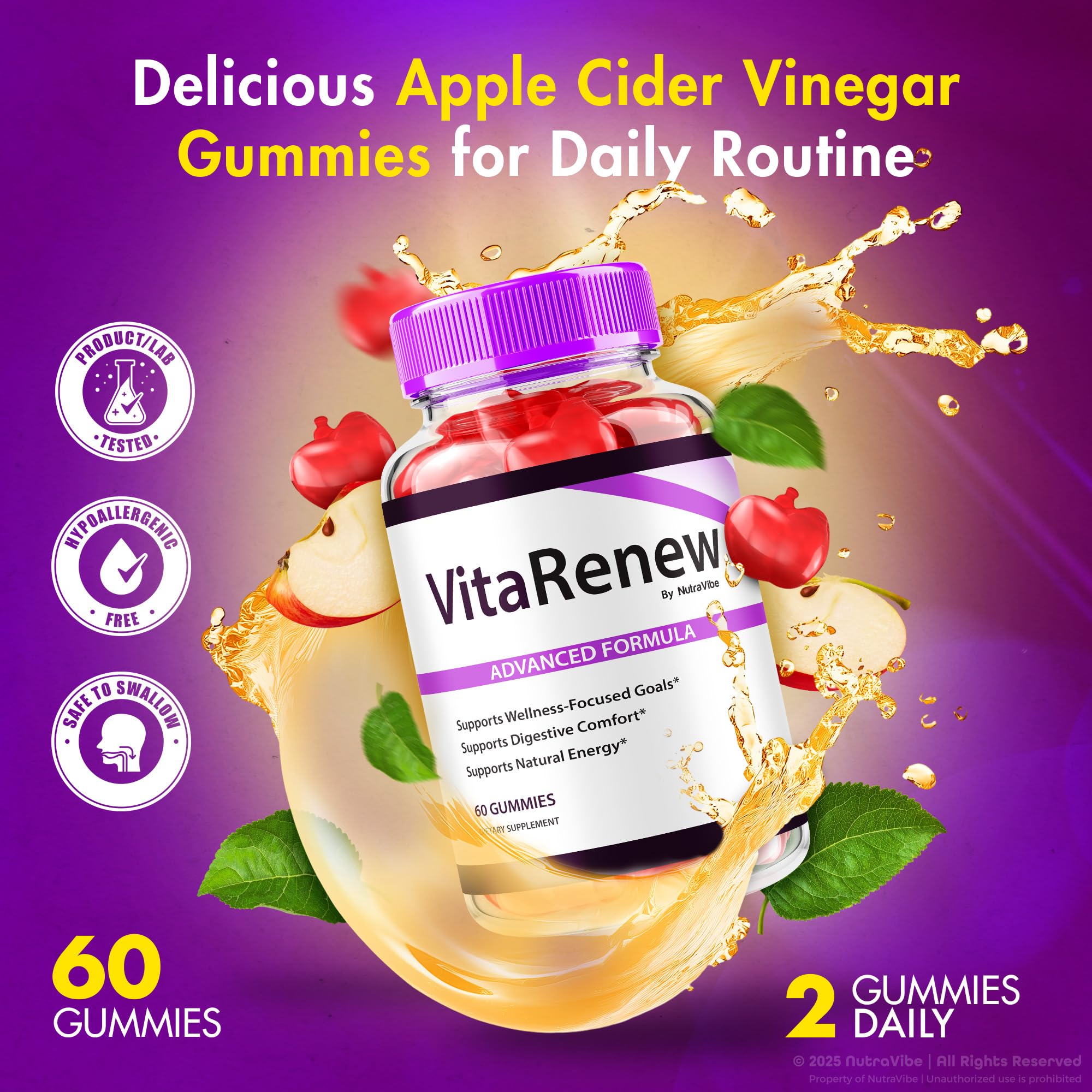Front packaging of VitaRenew Gummies 2-pack
