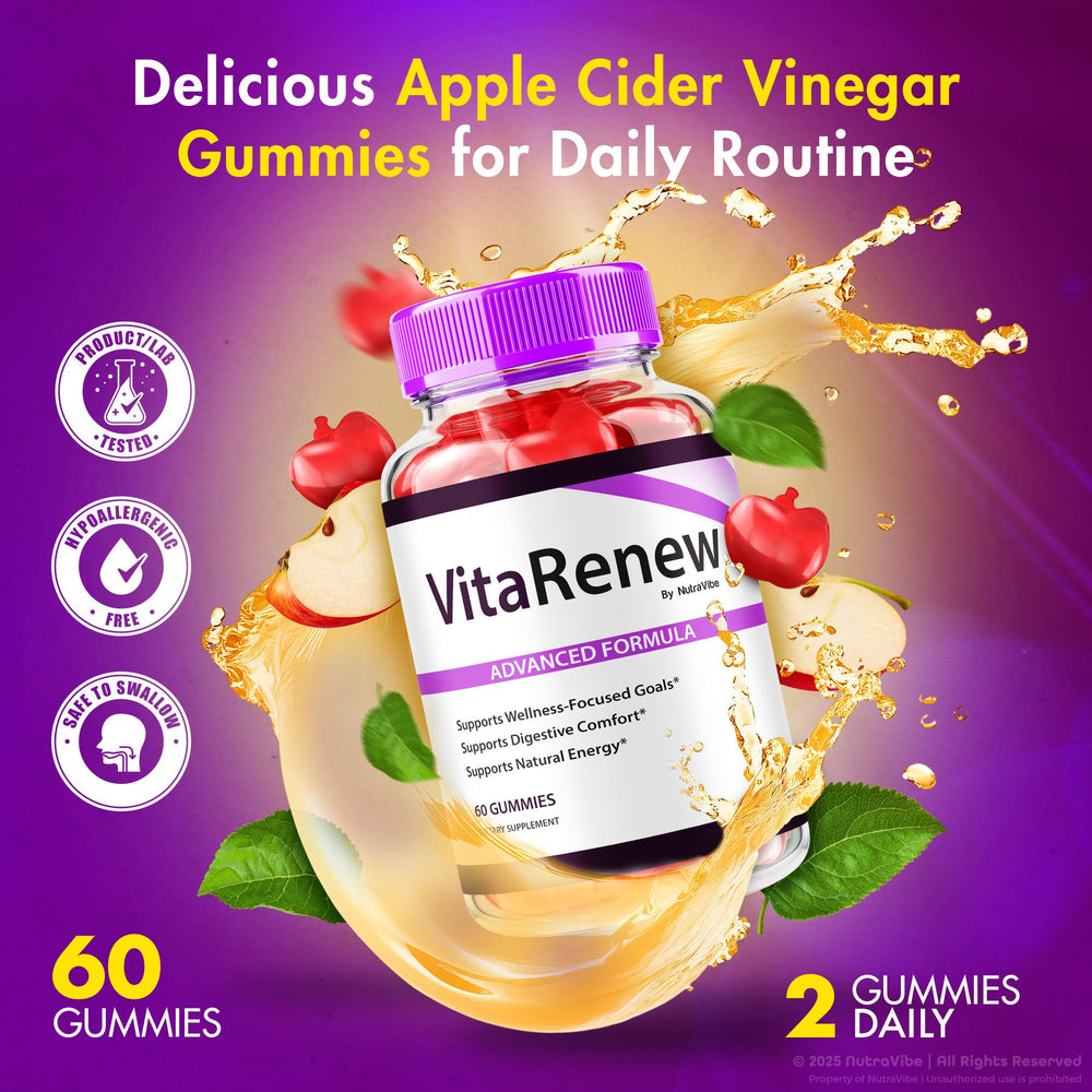 Front packaging of VitaRenew Gummies 2-pack