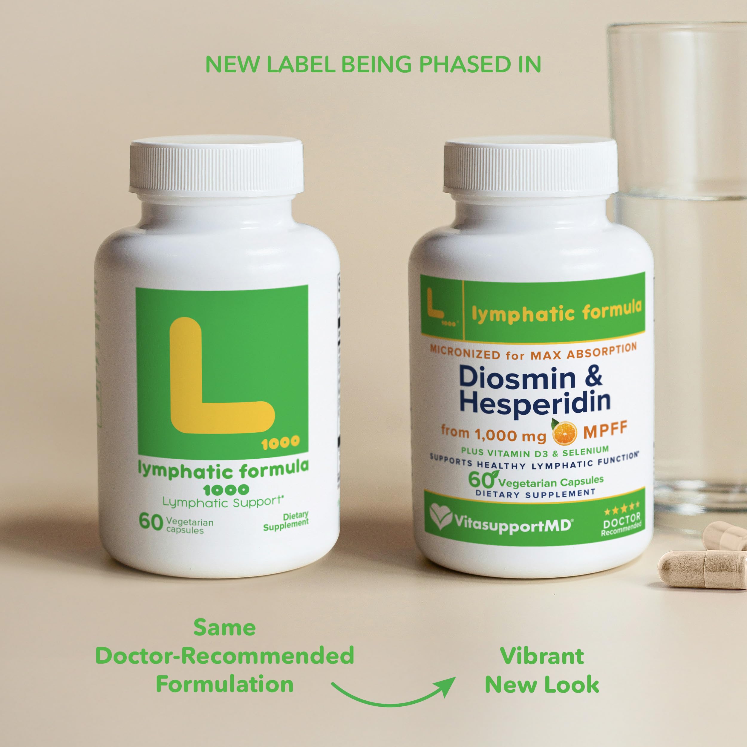 Capsule bottle highlighting maximum absorption formulation