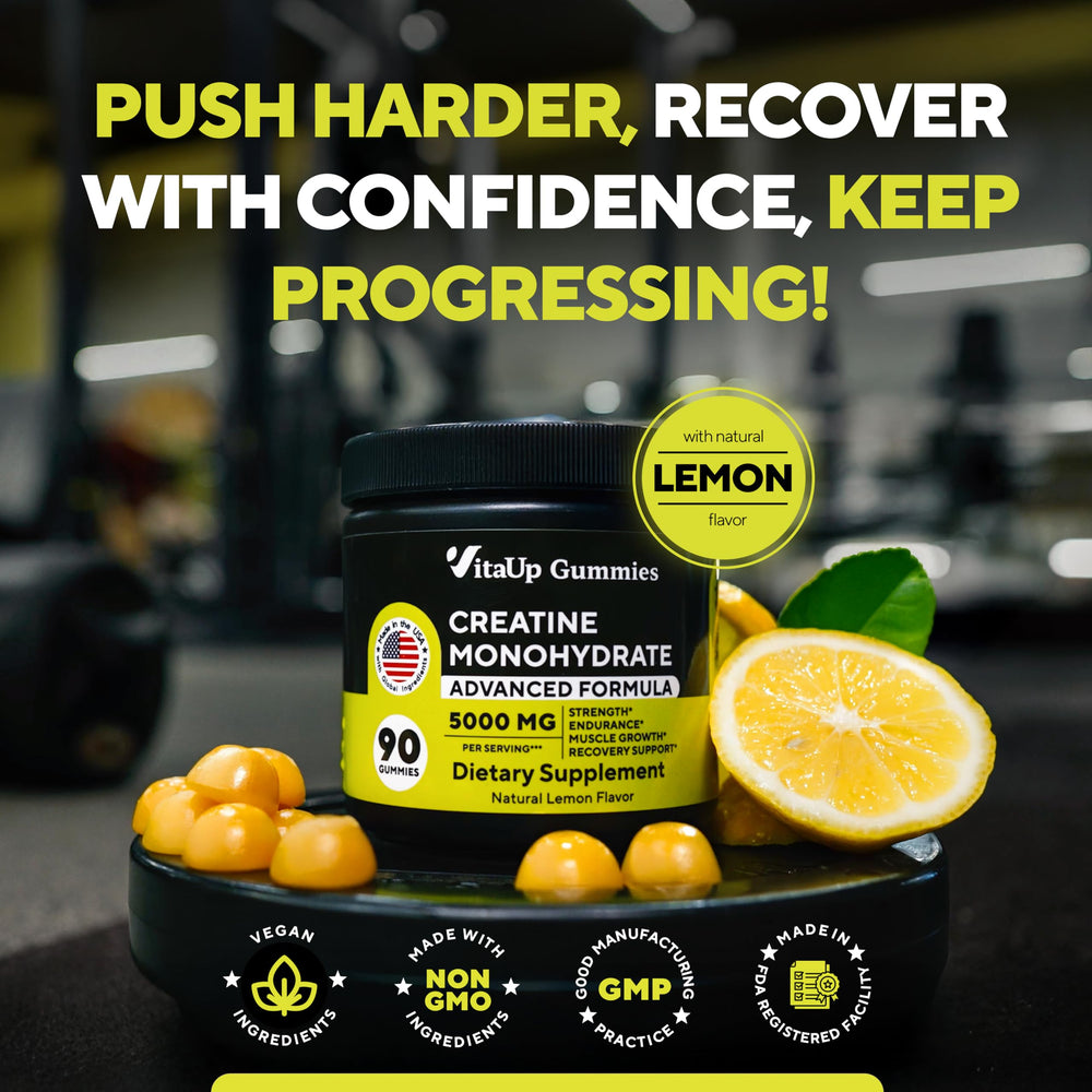 Nutrition facts panel for VitaUp Creatine Monohydrate Gummies