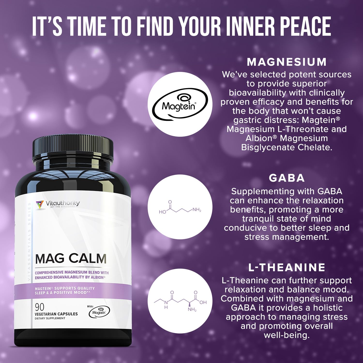 Sleep support product displayed on a nightstand