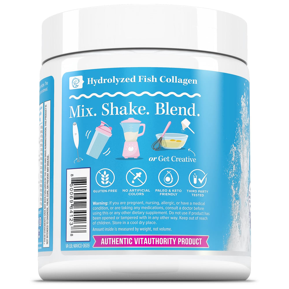 Sustainably sourced whitefish collagen from wild-caught fish